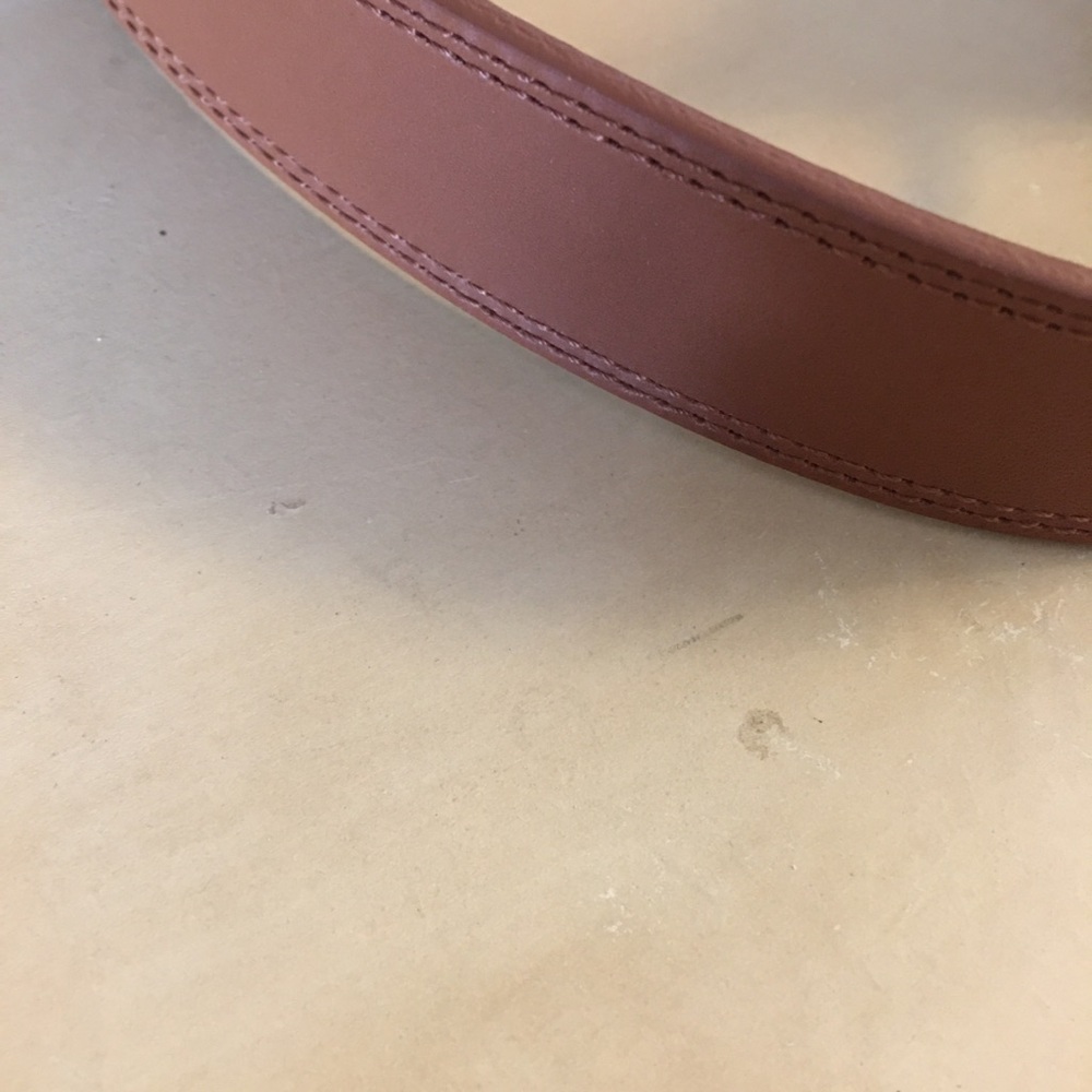 Sezane Taylor belt in natural heritage leather size 85 or s nwot - Picture 3 of 8